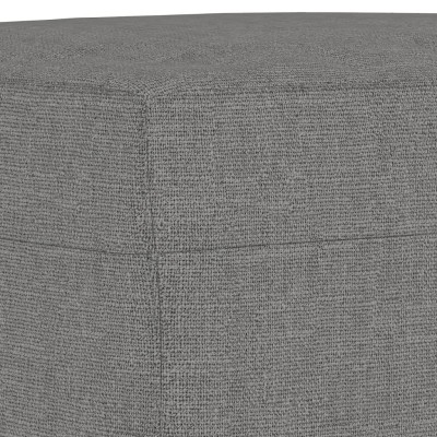 Banco de tela gris oscuro 70x35x41 cm Banco de tela gris oscuro 70x35x41 cm