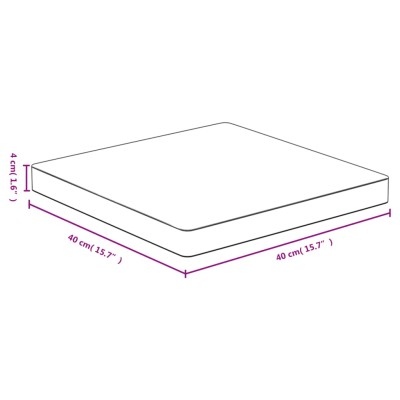 Tablero de mesa de bambú 40x40x4 cm