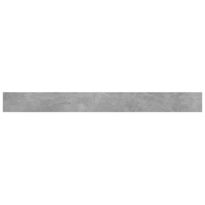 Estante para estantería 4 uds madera gris hormigón 100x10x1,5cm Estante para estantería 4 uds madera gris hormigón 100x10x1,5cm