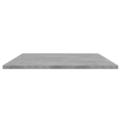 Estante para estantería 4 uds madera gris hormigón 100x50x1,5cm Estante para estantería 4 uds madera gris hormigón 100x50x1,5cm
