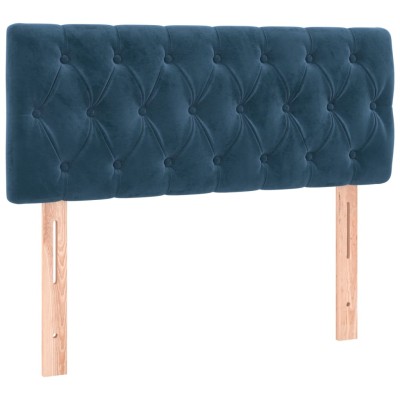 Cabecero de terciopelo azul oscuro 100x7x78/88 cm Cabecero de terciopelo azul oscuro 100x7x78/88 cm
