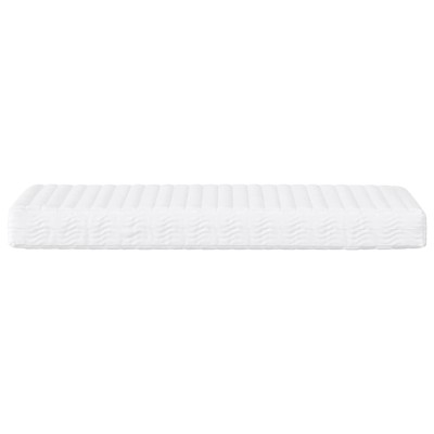 Sofá cama con colchón tela gris claro 90x190 cm Sofá cama con colchón tela gris claro 90x190 cm