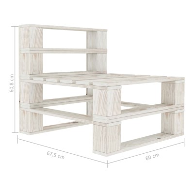 Set muebles de palets de jardín 5 pzas madera cojines negros Set muebles de palets de jardín 5 pzas madera cojines negros