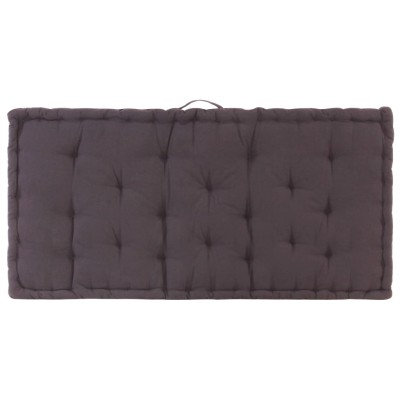 Cojines para muebles de palets 2 unidades algodón antracita Cojines para muebles de palets 2 unidades algodón antracita