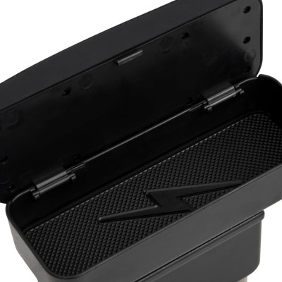 Reposabrazos universal para coche ABS negro 23x8x(30-38) cm Reposabrazos universal para coche ABS negro 23x8x(30-38) cm