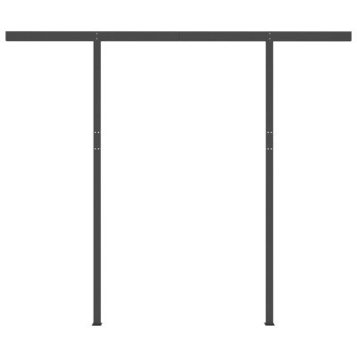 Toldo automático con LED y sensor de viento color crema 3x2,5 m Toldo automático con LED y sensor de viento color crema 3x2,5 m