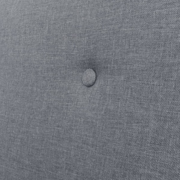 Conjunto de sofás 2 piezas tela gris claro