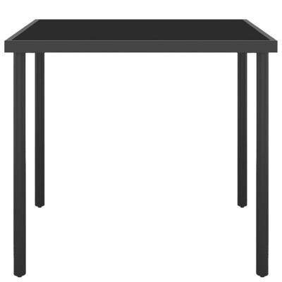 Juego de comedor de jardín 5 piezas acero