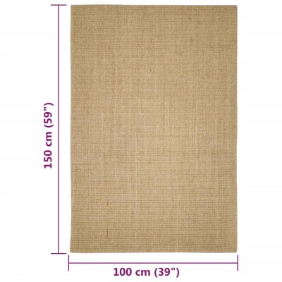 Alfombra de sisal para rascador 100x150 cm Alfombra de sisal para rascador 100x150 cm