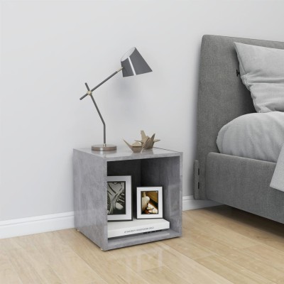 Mueble para TV madera contrachapada gris hormigón 37x35x37 cm Mueble para TV madera contrachapada gris hormigón 37x35x37 cm