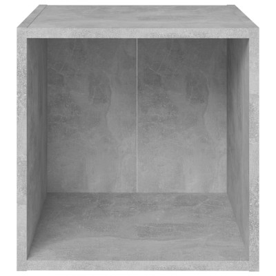 Mueble para TV madera contrachapada gris hormigón 37x35x37 cm Mueble para TV madera contrachapada gris hormigón 37x35x37 cm