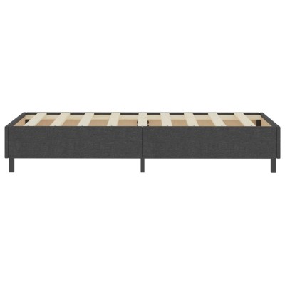 Estructura de cama Box Spring tela gris 100x200 cm Estructura de cama Box Spring tela gris 100x200 cm