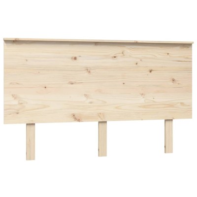 Cabecero de cama madera maciza de pino 139x6x82,5 cm Cabecero de cama madera maciza de pino 139x6x82,5 cm