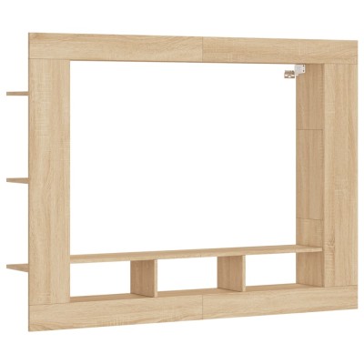 Mueble de TV madera de ingeniería roble Sonoma 152x22x113 cm Mueble de TV madera de ingeniería roble Sonoma 152x22x113 cm