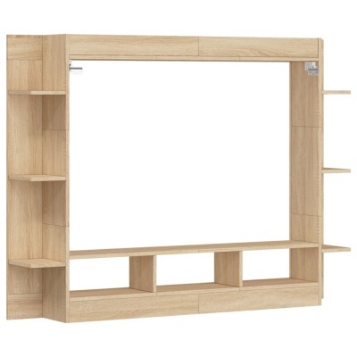 Mueble de TV madera de ingeniería roble Sonoma 152x22x113 cm Mueble de TV madera de ingeniería roble Sonoma 152x22x113 cm