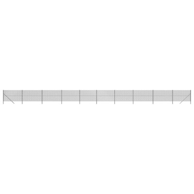 Cerca de alambre gris antracita 1,8x25 m Cerca de alambre gris antracita 1,8x25 m