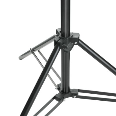 Sistema de soporte de telón fondo fotográfico 600x300 cm negro Sistema de soporte de telón fondo fotográfico 600x300 cm negro