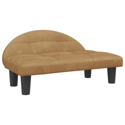 Cama para perros de terciopelo marrón 70x52x30 cm Cama para perros de terciopelo marrón 70x52x30 cm
