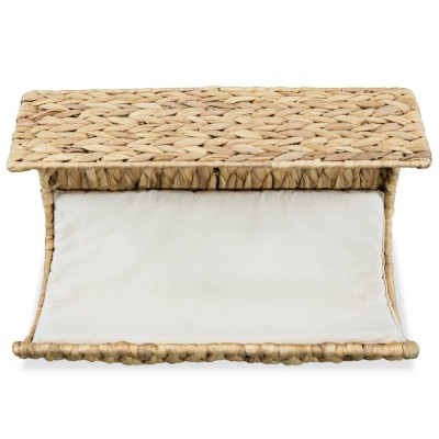 Cama para gato con cojín de jacinto de agua 37x20x20 cm Cama para gato con cojín de jacinto de agua 37x20x20 cm