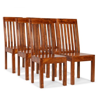Sillas de comedor 6 uds madera maciza acabado sheesham moderno Sillas de comedor 6 uds madera maciza acabado sheesham moderno