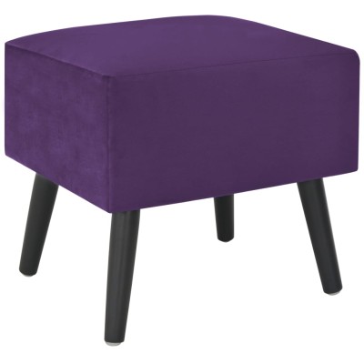 Mesitas de noche 2 unidades 40x35x40cm terciopelo morado oscuro Mesitas de noche 2 unidades 40x35x40cm terciopelo morado oscuro