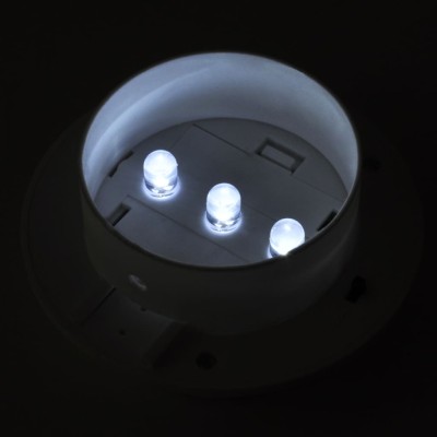 Lámparas solares para valla exterior 12 uds LED negro Lámparas solares para valla exterior 12 uds LED negro
