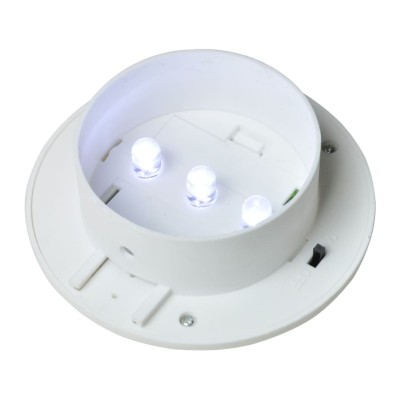 Lámparas solares para valla exterior 12 uds LED negro Lámparas solares para valla exterior 12 uds LED negro