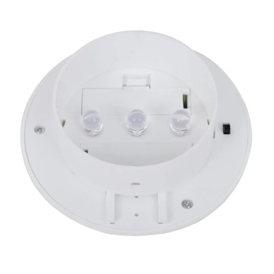 Lámparas solares para valla exterior 12 uds LED negro Lámparas solares para valla exterior 12 uds LED negro