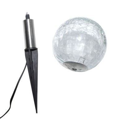 Lámparas de jardín LED con anclajes y paneles solares 6 uds Lámparas de jardín LED con anclajes y paneles solares 6 uds