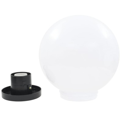 Lámparas de bola LED 4 unidades esféricas PMMA 25 cm