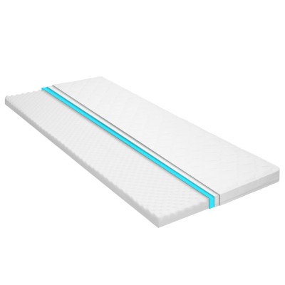 Sobrecolchón 120x200 cm espuma de gel frío 6 cm perfil huevo Sobrecolchón 120x200 cm espuma de gel frío 6 cm perfil huevo