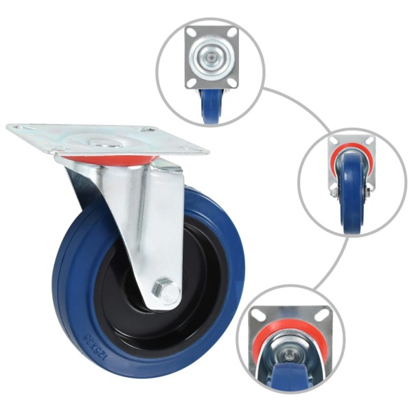 Ruedas giratorias 24 unidades 125 mm Ruedas giratorias 24 unidades 125 mm