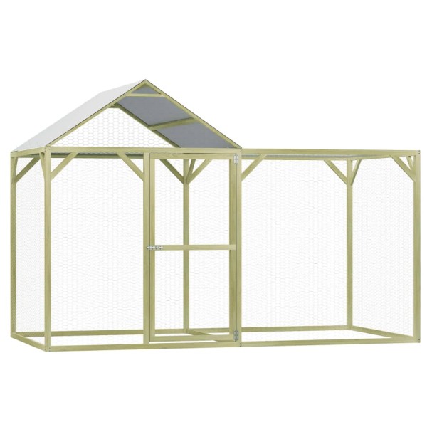 Gallinero madera de pino impregnada 3x1,5x2 m Gallinero madera de pino impregnada 3x1,5x2 m