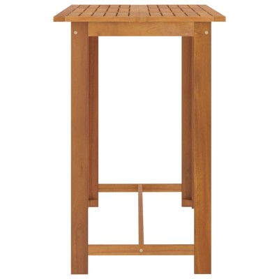 Conjunto de bar para jardín 9 piezas con cojines marrón Conjunto de bar para jardín 9 piezas con cojines marrón