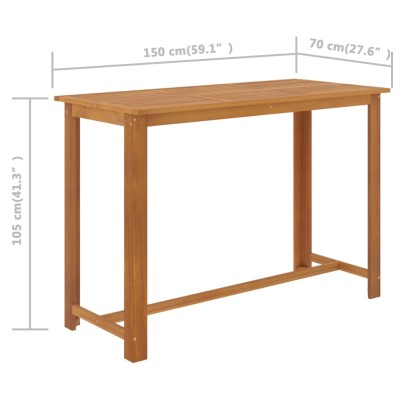 Conjunto de bar para jardín 9 piezas con cojines marrón Conjunto de bar para jardín 9 piezas con cojines marrón