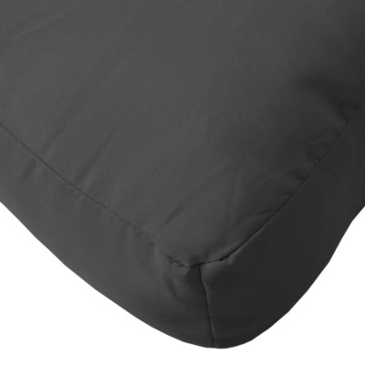 Cojines para palés 3 unidades tela Oxford negro Cojines para palés 3 unidades tela Oxford negro