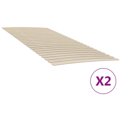 Somieres de láminas con 48 lamas 2 unidades 100x200 cm Somieres de láminas con 48 lamas 2 unidades 100x200 cm