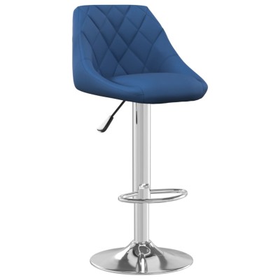 Taburete de cocina 2 unidades de terciopelo azul Taburete de cocina 2 unidades de terciopelo azul