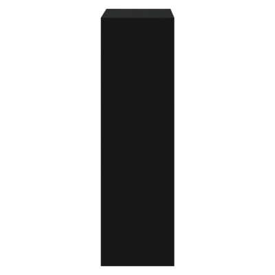 Mueble zapatero madera contrachapada negro 63x24x81 cm Mueble zapatero madera contrachapada negro 63x24x81 cm