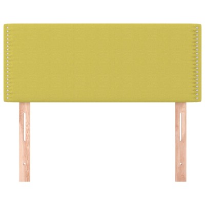 Cabecero de tela verde 80x5x78/88 cm Cabecero de tela verde 80x5x78/88 cm
