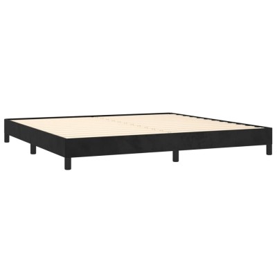 Estructura de cama de terciopelo gris claro 200x200 cm