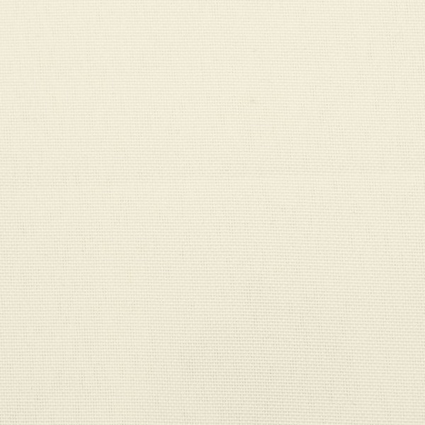 Cojín de tumbona de tela Oxford crema 200x60x3 cm