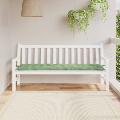 Cojín banco de jardín tela Oxford estampado hojas 180x50x7 cm Cojín banco de jardín tela Oxford estampado hojas 180x50x7 cm