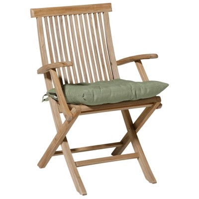 Madison Cojín para silla Panama 46x46 cm verde salvia Madison Cojín para silla Panama 46x46 cm verde salvia