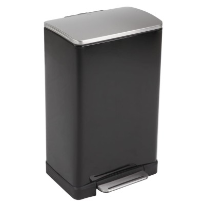 EKO Cubo de pedal E-Cube 40 L negro mate EKO Cubo de pedal E-Cube 40 L negro mate