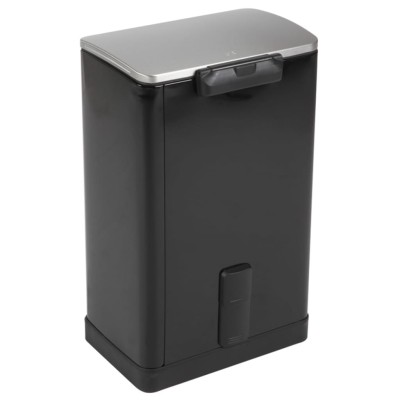 EKO Cubo de pedal E-Cube 40 L negro mate EKO Cubo de pedal E-Cube 40 L negro mate