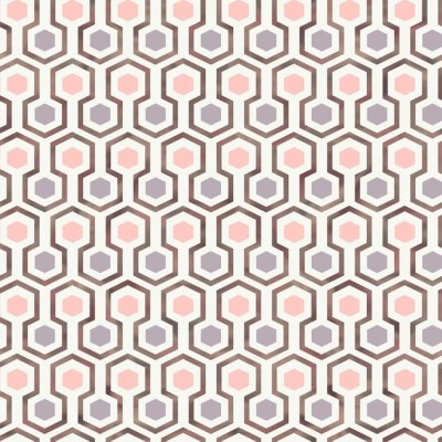 Noordwand Papel de pared Good Vibes Hexagon Pattern rosa y Noordwand Papel de pared Good Vibes Hexagon Pattern rosa y