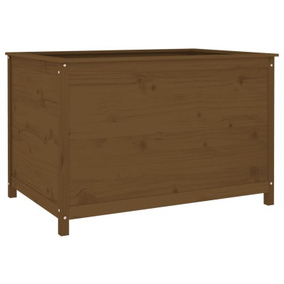Arriate elevado jardín madera pino marrón miel 119,5x82,5x78 cm Arriate elevado jardín madera pino marrón miel 119,5x82,5x78 cm