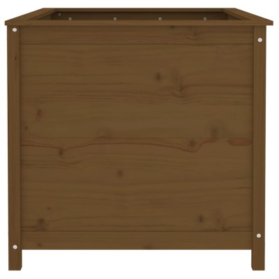 Arriate elevado jardín madera pino marrón miel 119,5x82,5x78 cm Arriate elevado jardín madera pino marrón miel 119,5x82,5x78 cm