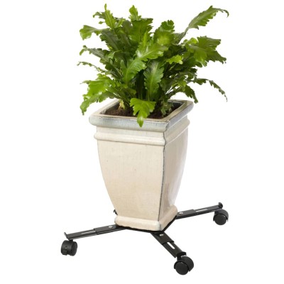 Nature Carrito para plantas ajustable 4 brazos netal negro Nature Carrito para plantas ajustable 4 brazos netal negro